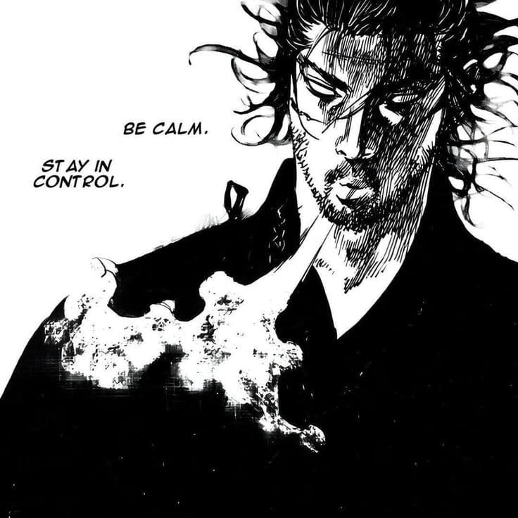 Be Calm Stay In Control Art